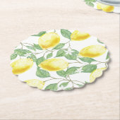 Papieren Onderzetters Set-Lemons (Gekanteld)