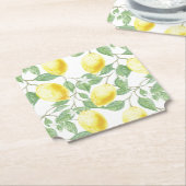 Papieren Onderzetters Set-Lemons (Gekanteld)