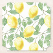 Papieren Onderzetters Set-Lemons (Voorkant)