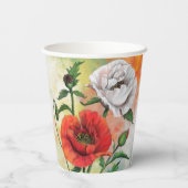 Papieren papierbekers bekers (Achterkant)