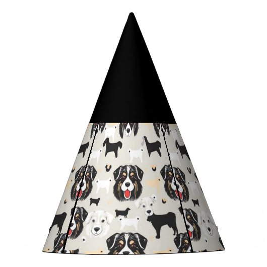 PAPIEREN PARTIJ PETTEN FEESTHOEDJES (Voorkant)