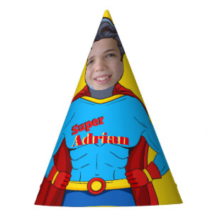 Papieren Pet Superhero Verjaardag Feesthoedjes