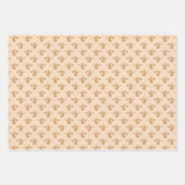 Papieren platen voor koningin, goud en zwart ompak inpakpapier vel (Voorkant 3)