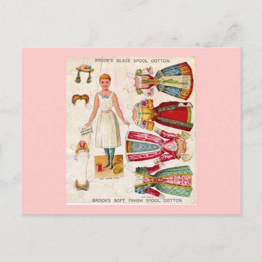 Papieren pop Briefkaarten (Voorkant)