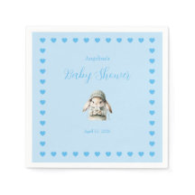 Papieren servet Baby Boy Shower