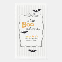 Papieren servet Baby shower voor Little Boo Hallow