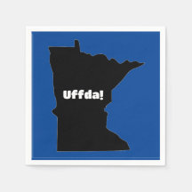  papieren servet, Minnesota, Uffda