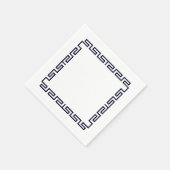 Papieren servet "Mykonos" (Hoek)