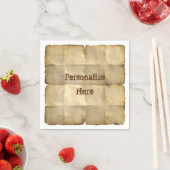 Papieren servet van perkamentpapier (Insitu)