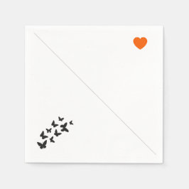 Papieren servetten, 4,75 inch x 4,75 inch servet