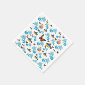 Papieren servetten, dolfijnen servet (Hoek)