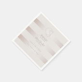 PAPIEREN SERVETTEN | Elegant Modern Blush Pearl St (Hoek)