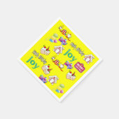 Papieren servetten, Gelukkige Verjaardag Vrolijk K Servet (Hoek)