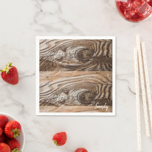 Papieren servetten, Hout Servet