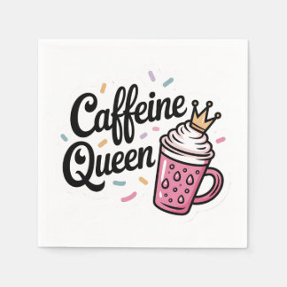 Papieren servetten koffiekoningin