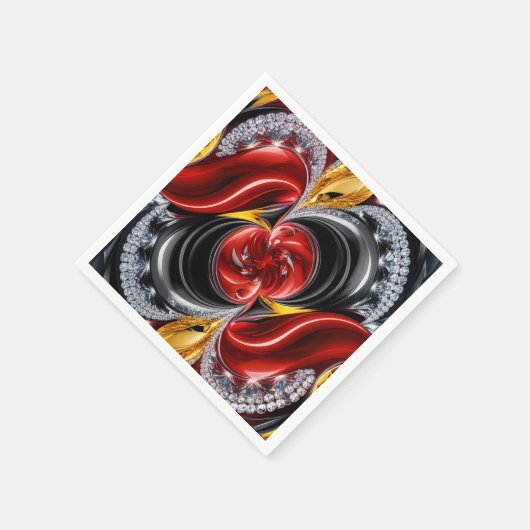 Papieren servetten met Duitse kleuren Design (Hoek)