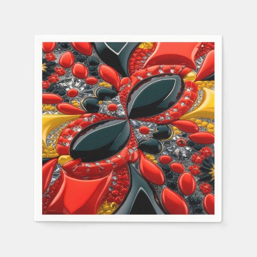 Papieren servetten met Duitsland Kleuren Design (Voorkant)