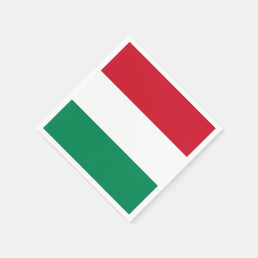 Papieren servetten met een Hongaarse vlag (Hoek)