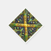 Papieren servetten met Jamaicaanse kleuren Design (Hoek)