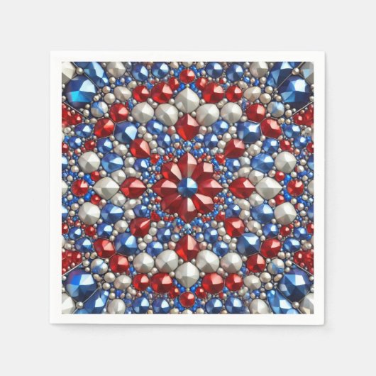 Papieren servetten met Nederlands Kleuren Design (Voorkant)