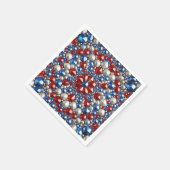 Papieren servetten met Nederlands Kleuren Design (Hoek)