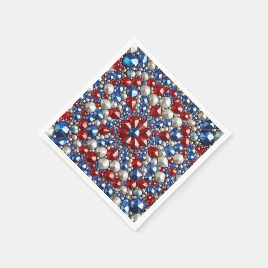 Papieren servetten met Nederlands Kleuren Design (Hoek)