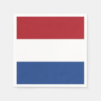 Papieren servetten met patriottische werking, onde
