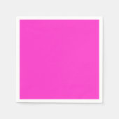 Papieren servetten met platte magenta (Voorkant)