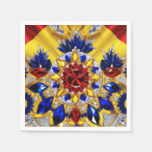 Papieren servetten met Roemeense kleuren Design (Voorkant)