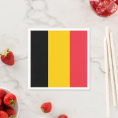 Papieren servetten met vlag van België (Insitu)