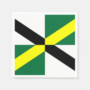 Papieren servetten met vlag van Monterey