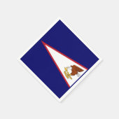 Papieren servetten met vlag van Samoa, Verenigde S (Hoek)