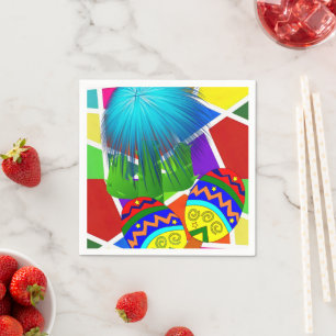 Papieren servetten, Mexicaanse cactus Servet