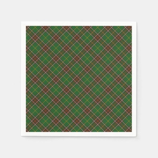 papieren servetten Newfoundland Tartan plaid (Voorkant)