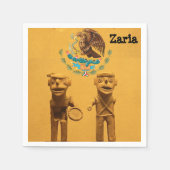 Papieren servetten, oude Mexicaans Servet (Voorkant)