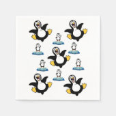 Papieren servetten, pinguïn servet (Voorkant)