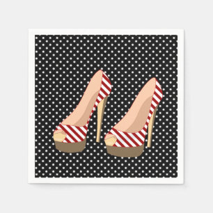 Papieren servetten schoen