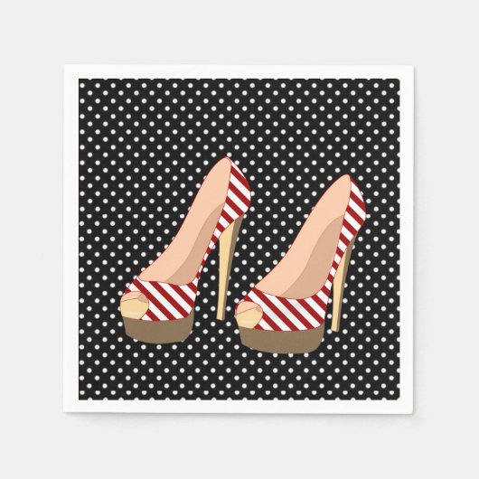 Papieren servetten schoen (Voorkant)