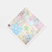 Papieren servetten-teddybeer servet (Hoek)