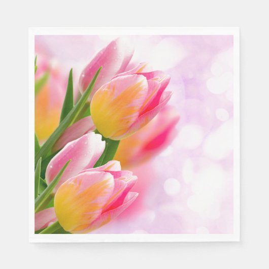 papieren servetten-tulpen servetten (Voorkant)