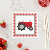 Papieren servetten van de Landentractor (Insitu)