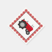 Papieren servetten van de Landentractor (Hoek)