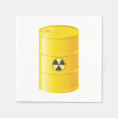 Papieren servetten voor radioactief afval (Voorkant)