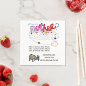 Papieren servetten Waar is moeder? (Insitu)