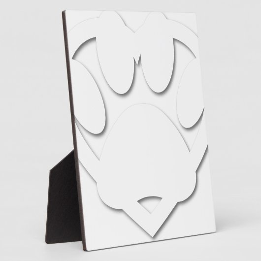 Papieren snijkop en hartvorm fotoplaat (Zijkant)