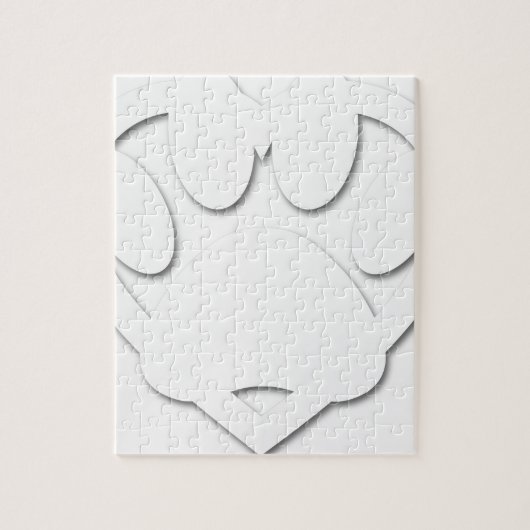 Papieren snijkop en hartvorm legpuzzel (Verticaal)