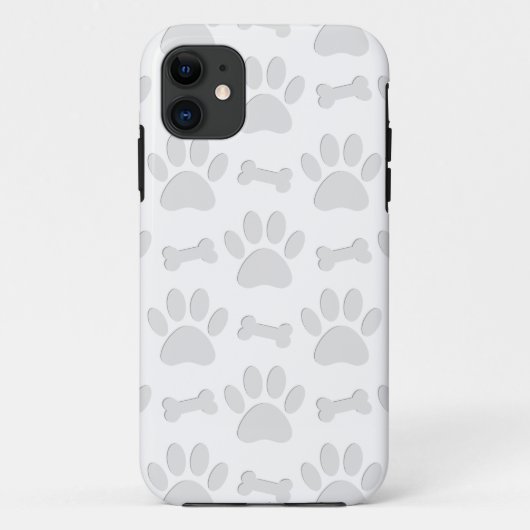Papieren snijpunten en Botten patroon Case-Mate iPhone Case (Achterkant)