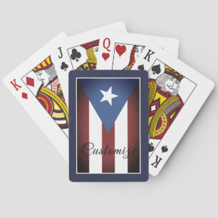 Papieren speelkaartencadeidee voor Puerto Rico vla Pokerkaarten