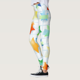 Papieren sterren leggings