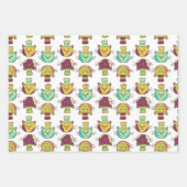 Papieren vellen met kattenpatroon ompakken (Voorkant 2)